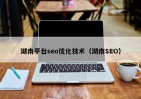 湖南平台seo优化技术（湖南SEO）